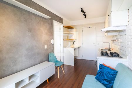 Sala de apartamento para alugar com 1 quarto, 27m² em Jardim Caravelas, São Paulo