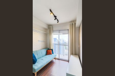 Sala de apartamento para alugar com 1 quarto, 27m² em Jardim Caravelas, São Paulo