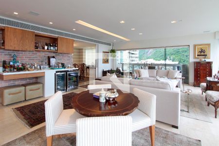 Sala de apartamento à venda com 3 quartos, 261m² em Gávea, Rio de Janeiro