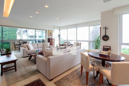 Sala de apartamento à venda com 3 quartos, 261m² em Gávea, Rio de Janeiro