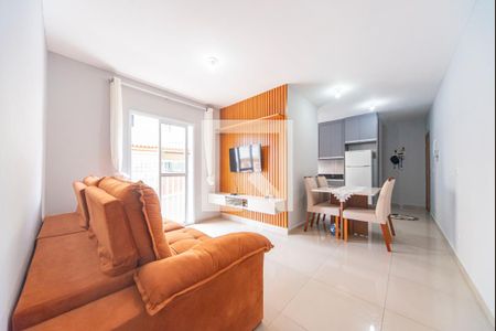 Sala de apartamento para alugar com 2 quartos, 59m² em Jardim Alvorada, Santo André