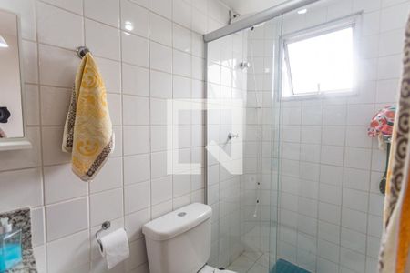 Banheiro da Suíte de apartamento à venda com 3 quartos, 57m² em Silveira, Belo Horizonte