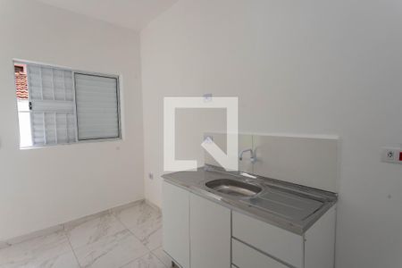 Cozinha  de kitnet/studio para alugar com 1 quarto, 25m² em Taboão, Diadema