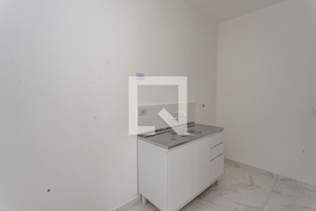 Cozinha  de kitnet/studio para alugar com 1 quarto, 25m² em Taboão, Diadema