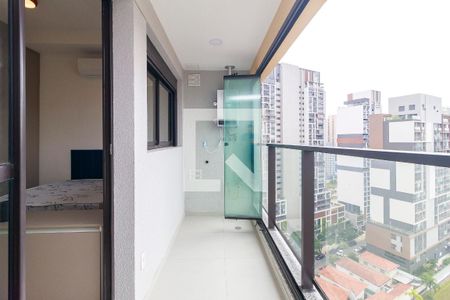 Studio para alugar com 27m², 1 quarto e 1 vagaStudio - Varanda