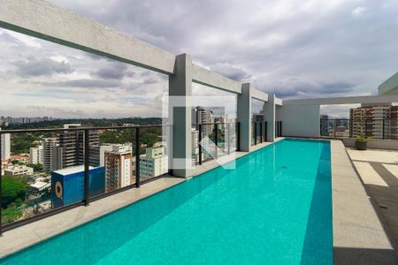 Studio para alugar com 27m², 1 quarto e 1 vagaRooftop - Piscina