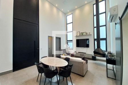 Sala de casa de condomínio para alugar com 3 quartos, 229m² em Swiss Park, Campinas