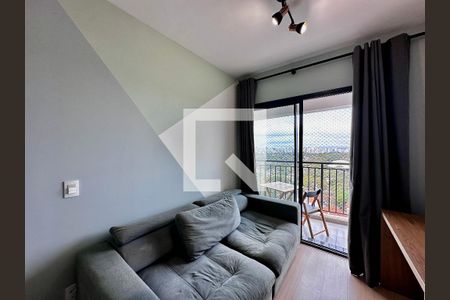 Sala de apartamento para alugar com 1 quarto, 34m² em Santo Amaro, São Paulo