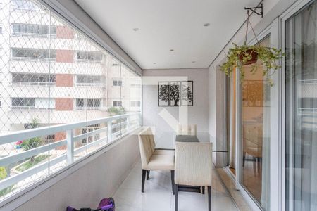 Varanda da sala  de apartamento à venda com 3 quartos, 85m² em Centro, Diadema