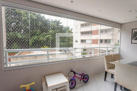 Varanda da sala  de apartamento à venda com 3 quartos, 85m² em Centro, Diadema