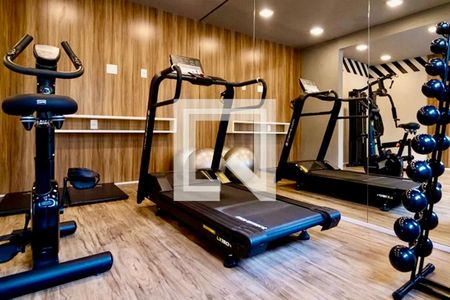 Apartamento à venda com 27m², 1 quarto e sem vaga Apartamento à venda com 27m², 1 quarto e sem vagaAcademia