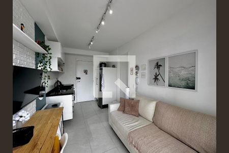 Sala de apartamento à venda com 1 quarto, 27m² em Vila das Belezas, São Paulo