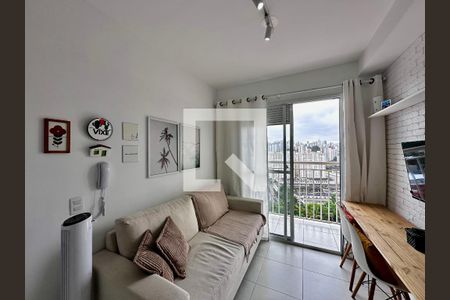 Sala de apartamento à venda com 1 quarto, 27m² em Vila das Belezas, São Paulo