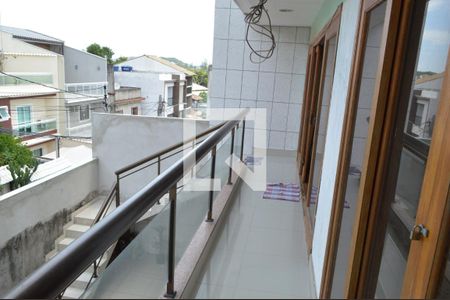 Varanda da Sala - Casa 1 de casa de condomínio à venda com 2 quartos, 197m² em Taquara, Rio de Janeiro