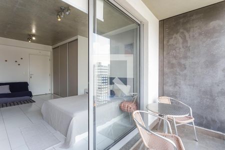 Studio para alugar com 35m², 1 quarto e 1 vagaVaranda