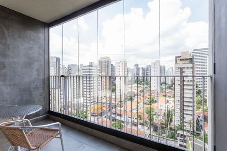 Studio para alugar com 35m², 1 quarto e 1 vagaVaranda