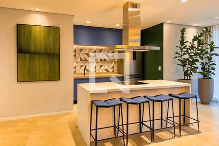 Studio à venda com 27m², 1 quarto e sem vagaÁrea gourmet