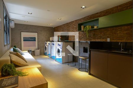 Apartamento para alugar com 25m², 1 quarto e sem vaga Apartamento para alugar com 25m², 1 quarto e sem vagaÁrea comum - Lavanderia