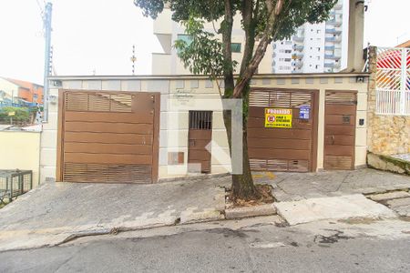 Apartamento para alugar com 44m², 2 quartos e 1 vagaFachada + Plaquinha