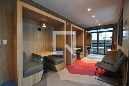 Studio para alugar com 26m², 1 quarto e sem vagaCoworking