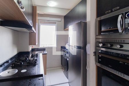 Apartamento à venda com 44m², 2 quartos e 1 vagaCozinha e área de serviço