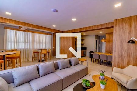 Apartamento para alugar com 29m², 1 quarto e sem vagaÁrea comum - Salão de festas