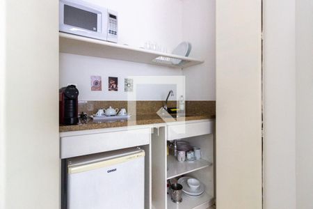 Cozinha de kitnet/studio à venda com 1 quarto, 40m² em Cerqueira César, São Paulo