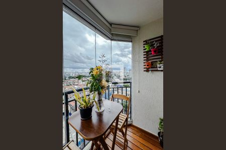 Varanda da Sala de apartamento à venda com 2 quartos, 64m² em Brás, São Paulo