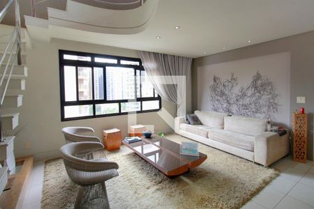 Sala de apartamento à venda com 3 quartos, 205m² em Funcionários, Belo Horizonte