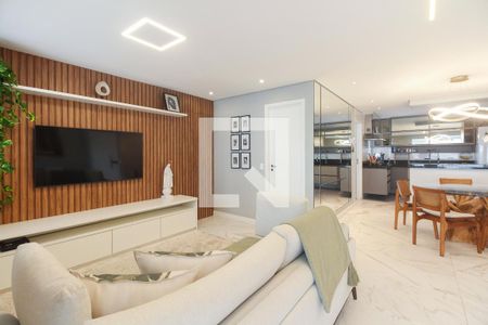 Sala  de apartamento à venda com 4 quartos, 123m² em Tatuapé, São Paulo