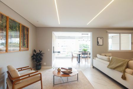 Sala  de apartamento à venda com 4 quartos, 123m² em Tatuapé, São Paulo