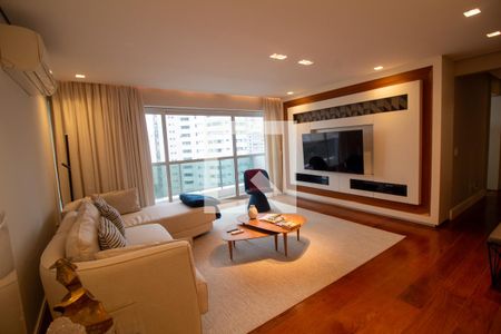 Sala de apartamento à venda com 4 quartos, 187m² em Cidade Monções, São Paulo