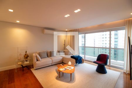 Sala de apartamento à venda com 4 quartos, 187m² em Cidade Monções, São Paulo