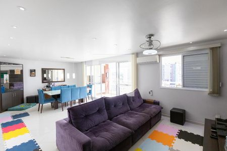 Sala de estar  de apartamento à venda com 3 quartos, 144m² em Jardim Consorcio, São Paulo