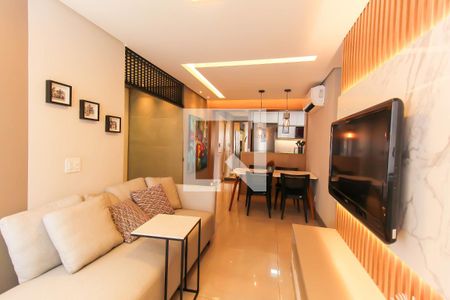 Sala de apartamento à venda com 2 quartos, 65m² em Vila Bertioga, São Paulo