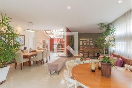 Sala de casa de condomínio à venda com 4 quartos, 480m² em Swiss Park, Campinas