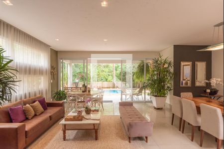 Sala de casa de condomínio à venda com 4 quartos, 480m² em Swiss Park, Campinas