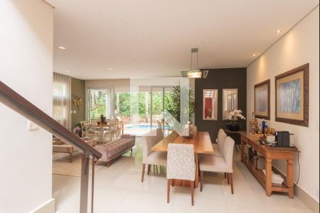 Sala de casa de condomínio à venda com 4 quartos, 480m² em Swiss Park, Campinas