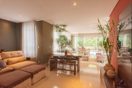 Sala de casa de condomínio à venda com 4 quartos, 480m² em Swiss Park, Campinas