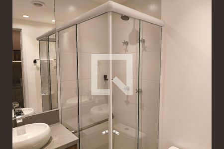 Banheiro de kitnet/studio à venda com 1 quarto, 23m² em Vila Mariana, São Paulo