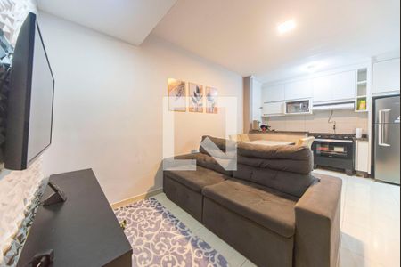Sala de apartamento à venda com 2 quartos, 51m² em Jardim Ipanema, Santo André
