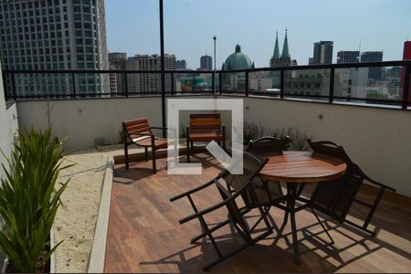 Apartamento à venda com 25m², 1 quarto e sem vagaTerraço