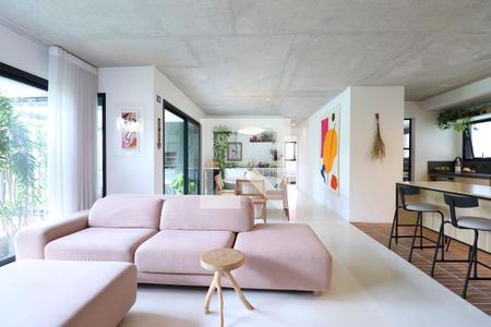 Detalhe Sala de apartamento à venda com 3 quartos, 138m² em Vila Ipojuca, São Paulo