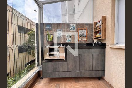 Apartamento à venda com 63m², 2 quartos e 1 vagaVaranda gourmet