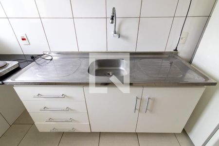 Sala/Cozinha de apartamento para alugar com 1 quarto, 50m² em Jardim Santa Genebra Ii (barao Geraldo), Campinas