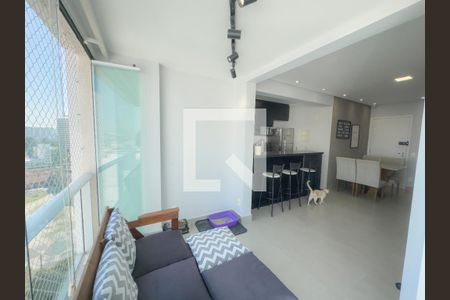 Varanda Sala de apartamento à venda com 2 quartos, 66m² em Vila Anastácio, São Paulo