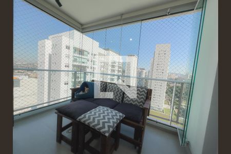 Varanda Sala de apartamento à venda com 2 quartos, 66m² em Vila Anastácio, São Paulo