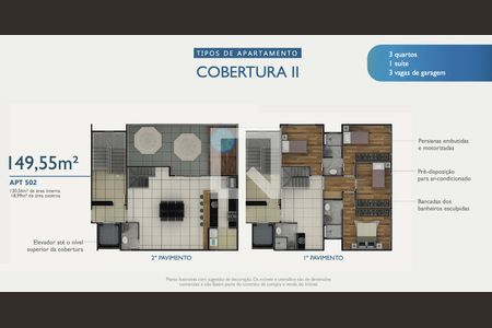 Apartamento à venda com 3 quartos, 158m² em Alto Barroca, Belo Horizonte