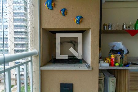 Varanda Gourmet de apartamento à venda com 4 quartos, 156m² em Baeta Neves, São Bernardo do Campo