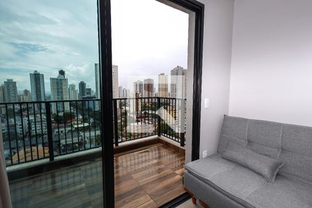 Sacada de apartamento para alugar com 1 quarto, 40m² em Setor Bueno, Goiânia